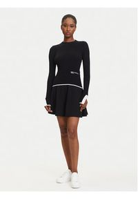 Karl Lagerfeld Jeans Sweter A3W18006 Czarny Slim Fit. Kolor: czarny. Materiał: syntetyk #5