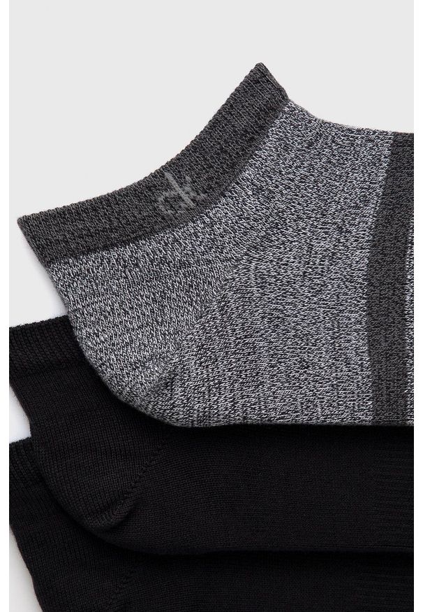 Calvin Klein Skarpetki (3-pack) męskie kolor czarny. Kolor: czarny