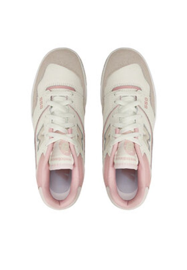 New Balance Sneakersy BBW550HL Beżowy. Kolor: beżowy. Materiał: zamsz, skóra