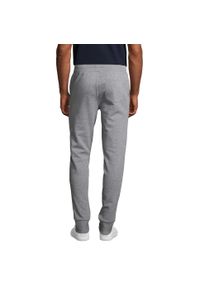 SOL'S - Męskie Spodnie Do Biegania Jake Melange Slim. Kolor: szary. Materiał: dresówka