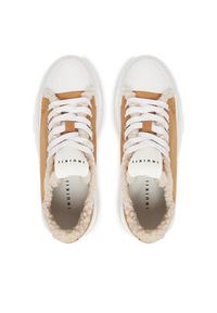 Inuikii Trampki Matilda Curly 1001.001.0381 Beżowy. Kolor: beżowy. Materiał: zamsz, skóra