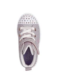 skechers - Adidasy Skechers Heart Steps - Heart Glow, Dzieci. Okazja: na co dzień. Kolor: fioletowy. Materiał: syntetyk, materiał