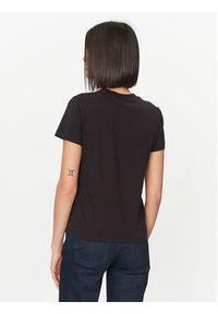 Versace Jeans Couture T-Shirt 75HAHT20 Czarny Regular Fit. Kolor: czarny. Materiał: bawełna #5