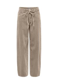 only - ONLY Jeansy Gianna 15372521 Beżowy Straight Leg. Kolor: beżowy #1