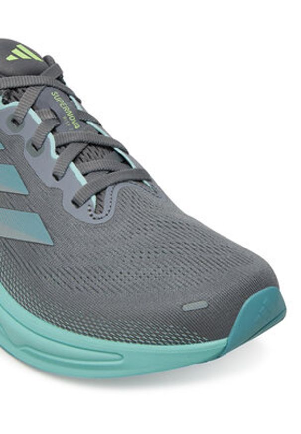 Adidas - adidas Buty do biegania Supernova Rise 2 JQ7691 Szary. Kolor: szary. Materiał: materiał