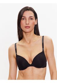 Calvin Klein Underwear Biustonosz push-up 000QF7220E Czarny. Kolor: czarny. Materiał: bawełna. Rodzaj stanika: push-up #1