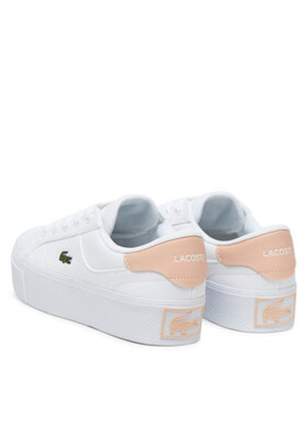 Lacoste Tenisówki 7-49CFA0017 Biały. Kolor: biały. Materiał: materiał