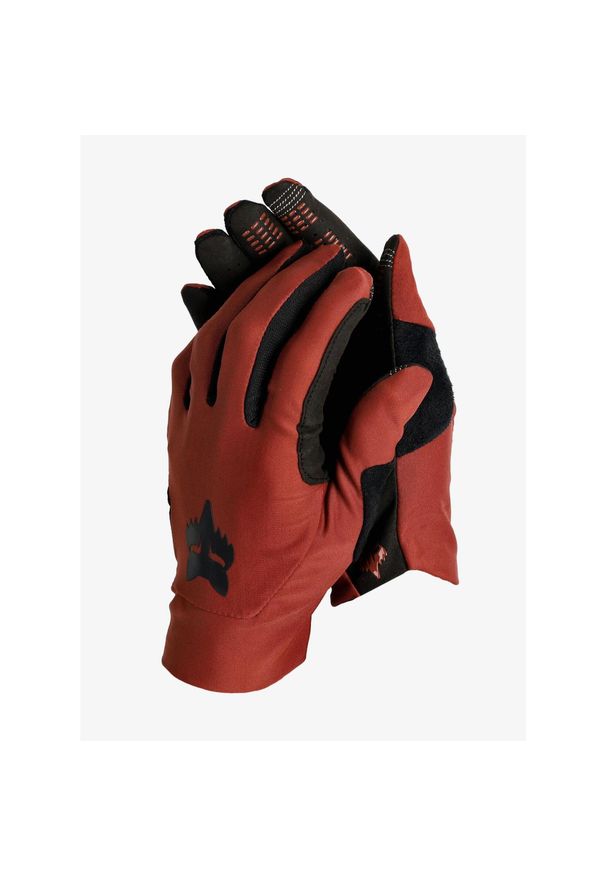 FOX - Rękawiczki rowerowe męskie Fox Flexair Glove. Kolor: czerwony. Sport: kolarstwo