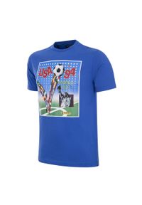 COPA FOOTBALL - Koszulka dla dorosłych - Panini FIFA Mistrzostwa Świata USA 1994 - Niebieska. Kolor: niebieski. Sport: piłka nożna