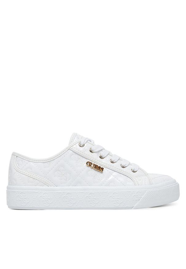 Sneakersy Guess. Kolor: biały