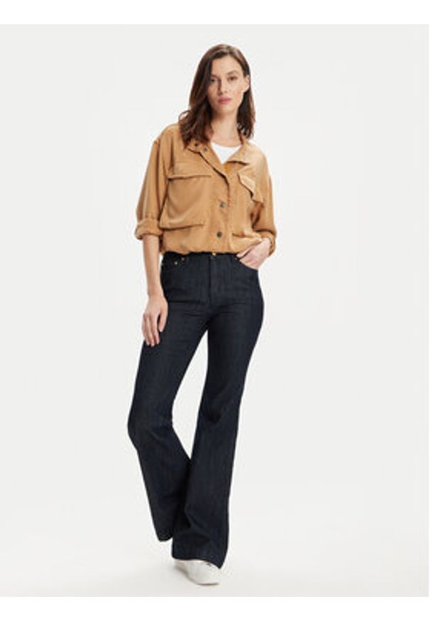 only - ONLY Kurtka przejściowa Kenya 15308202 Brązowy Regular Fit. Kolor: brązowy. Materiał: lyocell