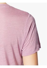 Lee T-Shirt L41JENA39 112331346 Fioletowy Regular Fit. Kolor: fioletowy. Materiał: len