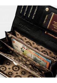 Zestaw prezentowy Peterson skórzany czarny PTN ZD7. Kolor: czarny. Materiał: skóra