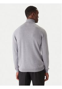 Karl Lagerfeld - KARL LAGERFELD Golf 655058 554399 Szary Regular Fit. Typ kołnierza: golf. Kolor: szary. Materiał: wełna
