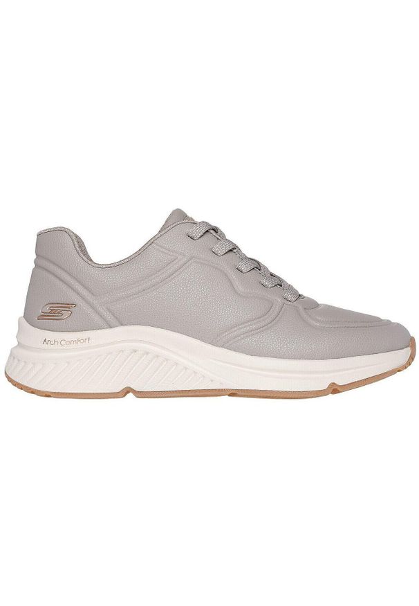 skechers - Adidasy Skechers Bobs Arch Comfort B, Kobiety. Kolor: szary. Materiał: materiał, syntetyk, tkanina