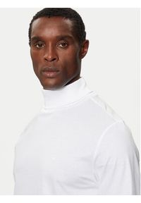 Calvin Klein Golf K10K111858 Biały Regular Fit. Typ kołnierza: golf. Kolor: biały. Materiał: bawełna #5
