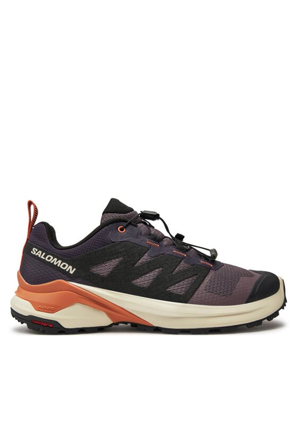 salomon - Salomon Buty do biegania X-Adventure L47451900 Fioletowy. Kolor: fioletowy. Materiał: materiał