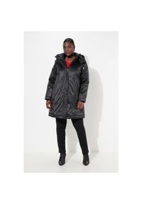 ULLA POPKEN - Damskie Kurtka z Sympatexu HYPRAR wodoodporna kieszenie na zamek kaptur. Kolekcja: plus size. Kolor: czarny. Materiał: poliester, materiał. Sport: turystyka piesza #1