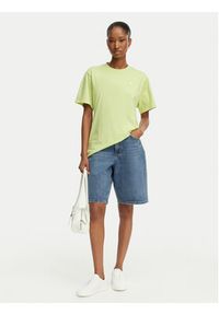 Hugo - HUGO T-Shirt Vintage 50518139 Zielony jasny Relaxed Fit. Kolor: zielony. Materiał: bawełna. Styl: vintage #3