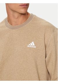 Adidas - adidas Bluza Seasonal Essentials IY6613 Beżowy Regular Fit. Kolor: beżowy. Materiał: bawełna #3