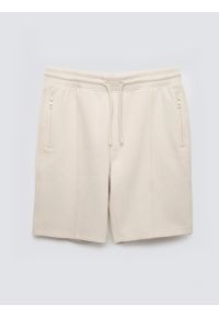 Big-Star - Szorty męskie dresowe kremowe Wladorsh 103/ Wlador 103. Kolor: kremowy. Materiał: dresówka. Wzór: nadruk, ze splotem. Sezon: lato. Styl: klasyczny, elegancki #4
