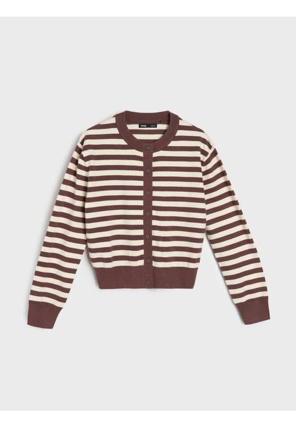 Sinsay - Sweter w paski z domieszką wiskozy - wielobarwny. Materiał: wiskoza. Wzór: paski