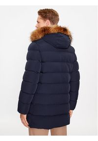 Hetrego - Hetregó Kurtka puchowa Parker 8K436M 23WU07 Granatowy Regular Fit. Kolor: niebieski. Materiał: puch, syntetyk #3