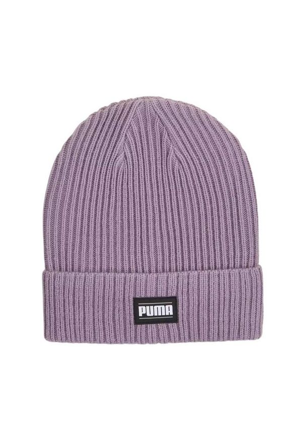 Puma - Klasyczna Czapka Z Wywiniętymi Mankietami Dla Dorosłych Unisex. Kolor: fioletowy. Styl: klasyczny