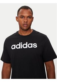 Adidas - adidas T-Shirt Essentials Single Jersey Linear Embroidered Logo T-Shirt IC9274 Czarny Regular Fit. Kolor: czarny. Materiał: bawełna