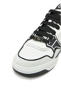 Philipp Plein - PHILIPP PLEIN Sneakersy SAES MSC4017 PLE010N0102 Biały. Kolor: biały. Materiał: skóra