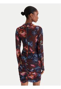 Guess Sukienka koktajlowa W5BK65 KCZC2 Kolorowy Slim Fit. Materiał: syntetyk. Wzór: kolorowy. Styl: wizytowy #4
