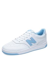 New Balance Sneakersy BB80BLU Biały. Kolor: biały. Materiał: skóra