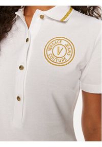 Versace Jeans Couture Sukienka codzienna 76HAOT03 Biały Regular Fit. Okazja: na co dzień. Kolor: biały. Materiał: bawełna. Typ sukienki: proste. Styl: casual #4