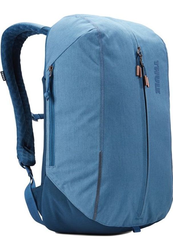 Niebieski plecak na laptopa THULE w kolorowe wzory
