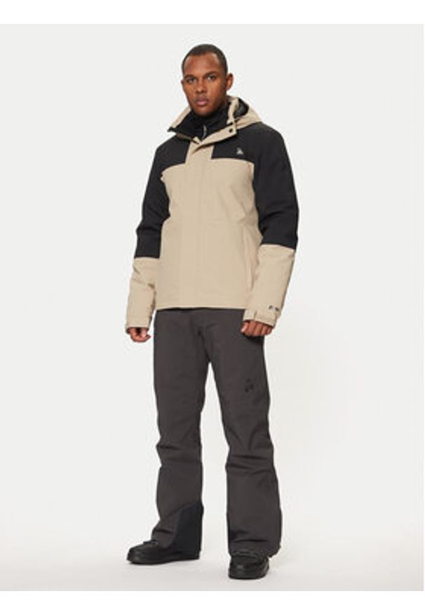 Protest Kurtka narciarska Choose 6710644 Beżowy Slim Fit. Kolor: beżowy. Materiał: syntetyk. Sport: narciarstwo