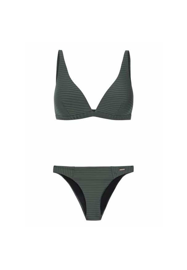 Damski 2-częściowy trójkątny kostium kąpielowy Protest Prtmaudy. Kolor: zielony