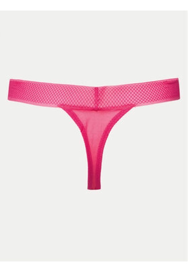 Gossard Stringi Glossies 6256 Różowy. Kolor: różowy. Materiał: syntetyk