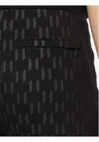 Karl Lagerfeld - KARL LAGERFELD Spodnie dresowe 705077 542951 Czarny Regular Fit. Kolor: czarny. Materiał: bawełna