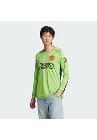 Adidas - Koszulka Manchester United Tiro 23 Competition Long Sleeve Goalkeeper. Kolor: zielony. Materiał: materiał. Długość rękawa: długi rękaw #1