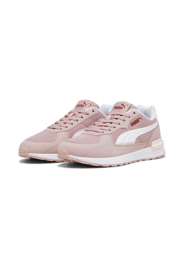 Buty do chodzenia męskie Puma Graviton. Zapięcie: sznurówki. Kolor: biały, czerwony, wielokolorowy. Materiał: materiał, syntetyk, tkanina. Szerokość cholewki: normalna. Sport: turystyka piesza