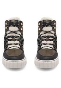 Mustang Sneakersy 1446-601 Khaki. Kolor: brązowy. Materiał: skóra #6