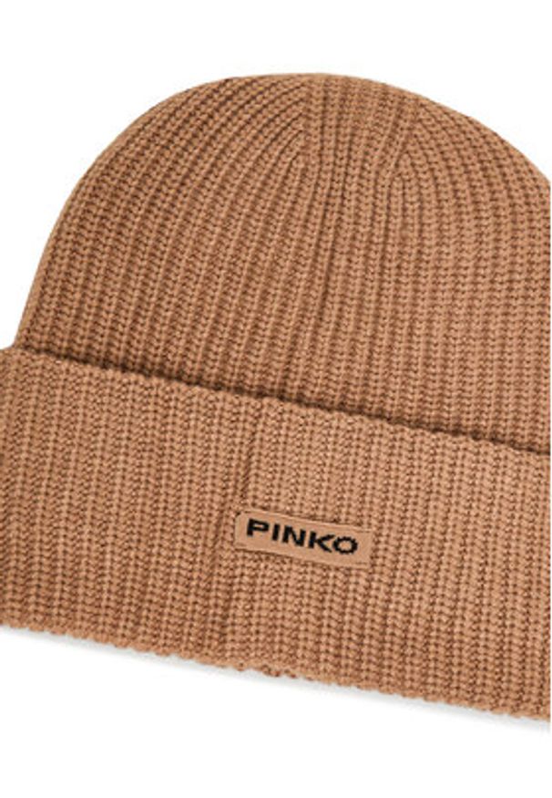 Pinko - PINKO Czapka Bosnia 105993 A2Z4 Brązowy. Kolor: brązowy. Materiał: wiskoza
