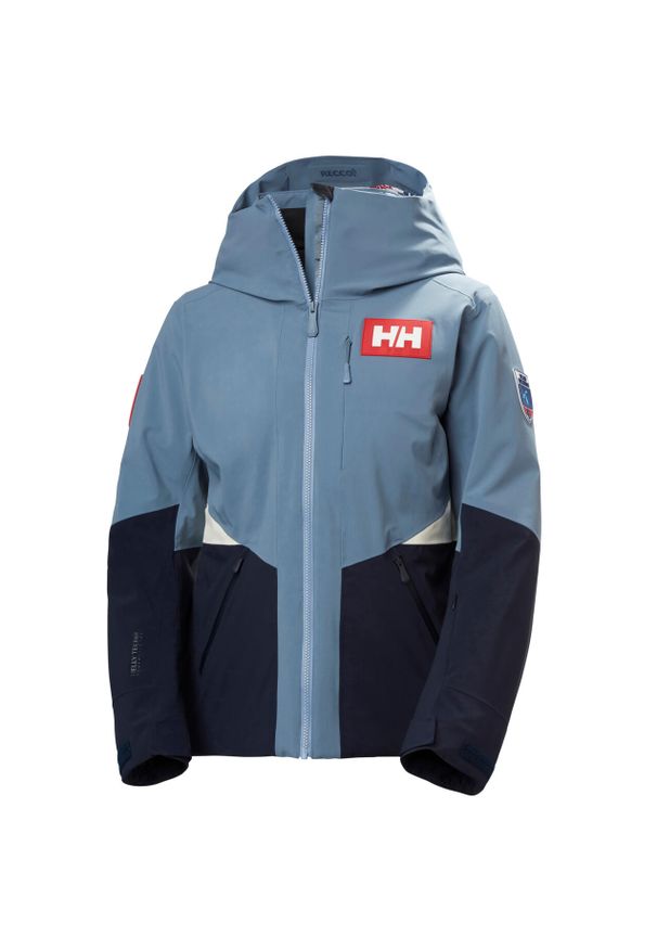 Damska kurtka narciarska Helly Hansen Kvitfjell Race. Kolor: niebieski. Sezon: zima. Sport: narciarstwo