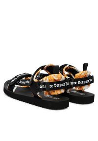 Versace Jeans Couture Sandały 80YA3S7B ZSS82 Czarny. Kolor: czarny. Materiał: materiał #4