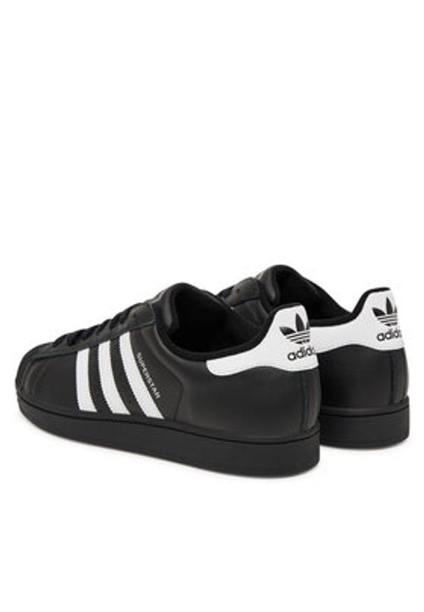 Adidas - adidas Sneakersy Superstar II JI0079 Czarny. Kolor: czarny. Materiał: skóra. Model: Adidas Superstar