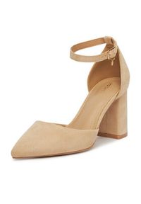 DeeZee Czółenka BK-2466-2 Beżowy. Kolor: beżowy. Materiał: materiał #3
