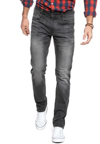 Mustang - SPODNIE MĘSKIE MUSTANG Oregon Tapered K DENIM BLACK 1006793 4000 883 #9