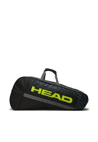 Head Torba Base Racquet Bag L 261403 Czarny. Kolor: czarny. Materiał: materiał, poliester