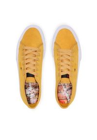DC Sneakersy Manual S Shoe ADYS300637 Żółty. Kolor: żółty. Materiał: zamsz, skóra #4
