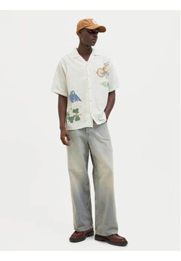 Jack & Jones - Jack&Jones Koszula Luke 12271108 Biały Relaxed Fit. Kolor: biały. Materiał: bawełna